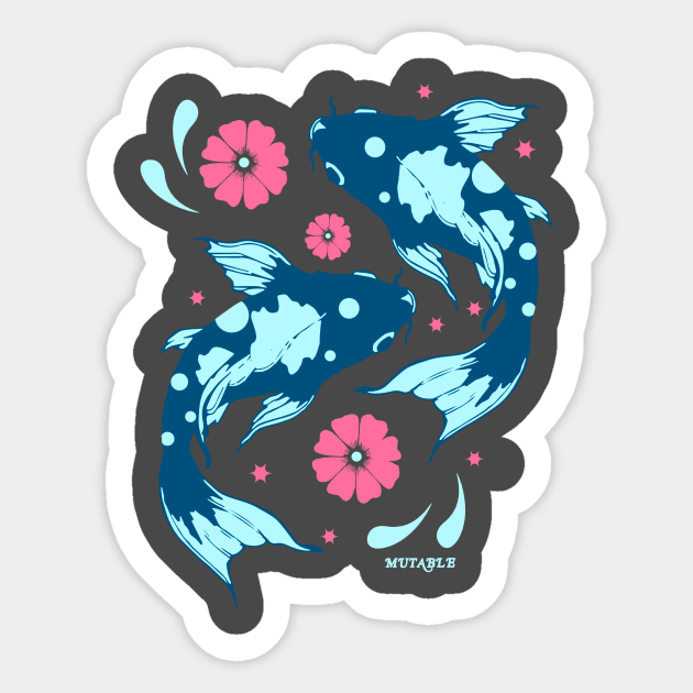 Pisces Sign Sticker by Heymoonly